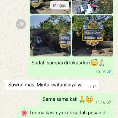 Pengiriman Papan Bunga Duka Kramat