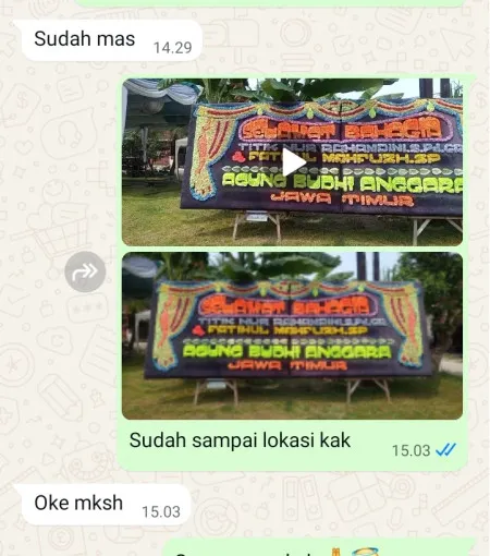 Pengiriman Papan Bunga Kramat