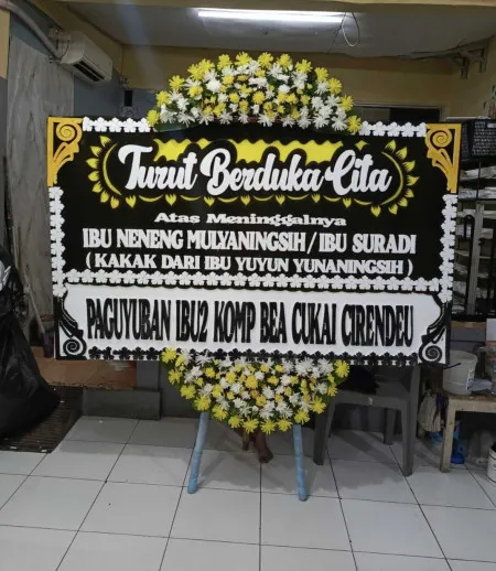 Papan Bunga Duka Kramat