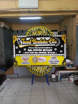 Papan Bunga di Kramat