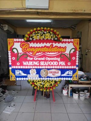 Papan Bunga di Kramat