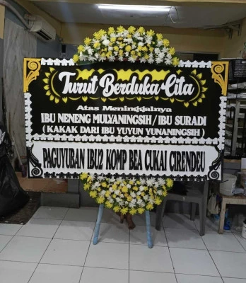 Papan Bunga di Kramat